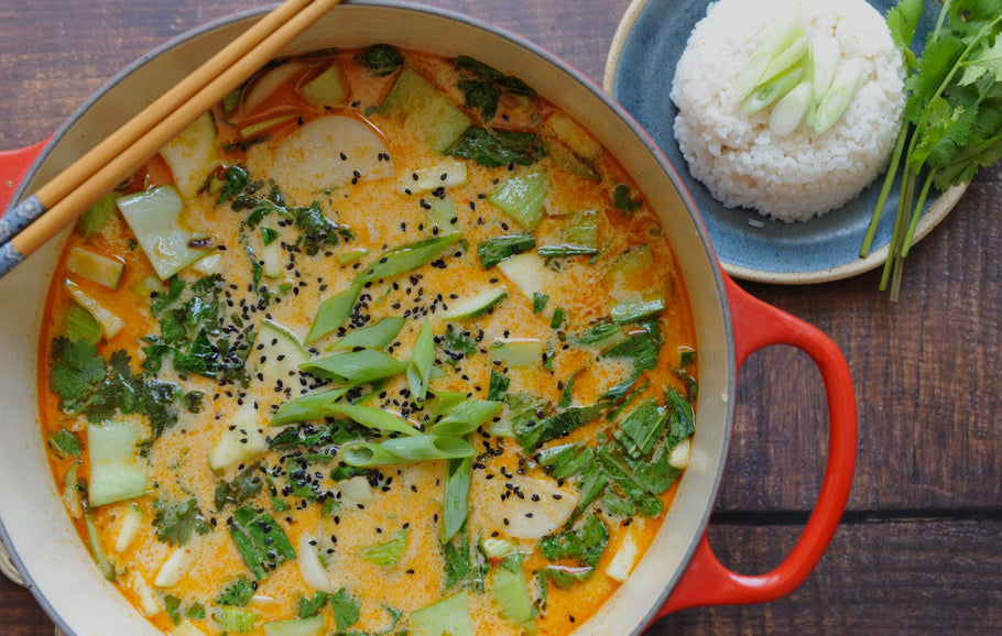 Red Curry Coconut Soup